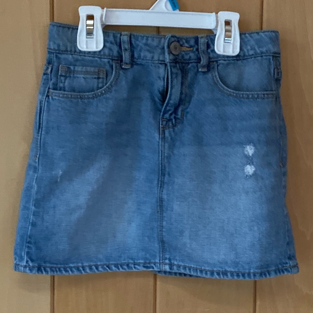 GapKids Distressed Denim Skirt sz 7
